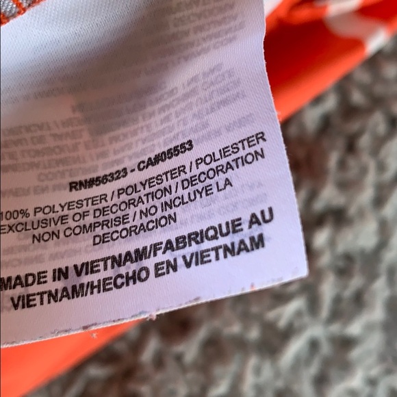 Nike swim‎ orange/white shorts - Picture 5 of 6